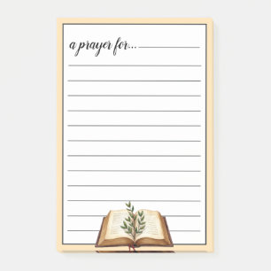 Bijbel en Groene Oorlogskamer Gebed Post-it® Notes