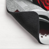 Bijbel en rode rozen muismat (Hoek)