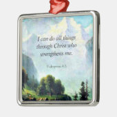 Bijbel, Filippenzen 4:13, Metalen Ornament (Links)