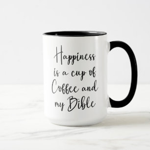 Bijbel, Geluk is een kopje koffie en mijn Bijbel Mok