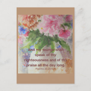 Bijbel helpt u te troosten briefkaart