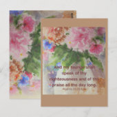 Bijbel helpt u te troosten briefkaart (Voorkant / Achterkant)