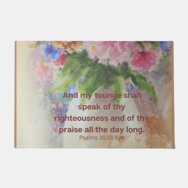 Bijbel helpt u te troosten deurmat (Voorkant)