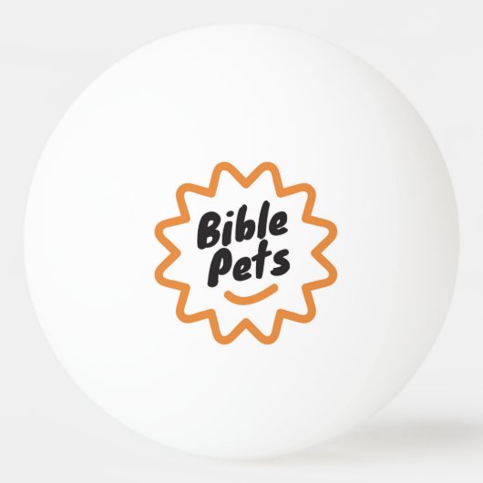 Bijbel Huisdieren Badtijd Sporten Waterballen Pingpongbal (Achterkant)