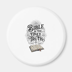 Bijbel Is De Enige Waarheid Christelijk T-Shirt Magneet