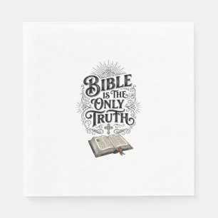 Bijbel Is De Enige Waarheid Christelijk T-Shirt Servet