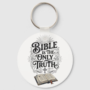 Bijbel Is De Enige Waarheid Christelijk T-Shirt Sleutelhanger