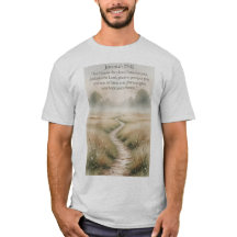 Bijbel Jeremia 29:11 Christelijk heren T-shirt