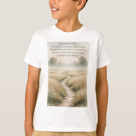 Bijbel Jeremia 29:11 Christelijk kinder T-shirt