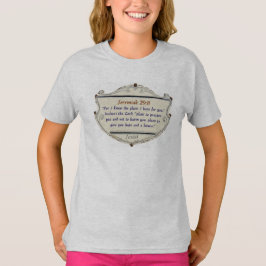 Bijbel Jeremia 29:11 Christelijk Meisjes T-shirt