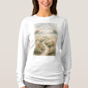 Bijbel Jeremia 29:11 Lange Mouwen Dames T-shirt