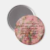 Bijbel Jeremia 29:11 magneet (Voorkant / Achterkant)