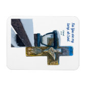 Bijbel MAGNEET U bent mijn lamp O Heer met kruis (Horizontaal)