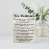 Bijbel Matteüs 5 Zaligsprekingen op de berg Briefkaart (Staand voorkant)