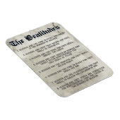 Bijbel Matteüs 5 Zaligsprekingen op de berg Magneet (Rechterzijde)