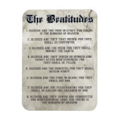 Bijbel Matteüs 5 Zaligsprekingen op de berg Magneet (Verticaal)