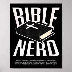 Bijbel nerd christelijke theologie student Heilige Poster