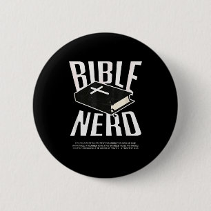 Bijbel nerd christelijke theologie student Heilige Ronde Button 5,7 Cm