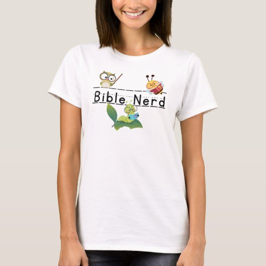 Bijbel Nerd T-shirt (Voorkant)