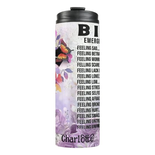 Bijbel: Noodnummers, Geloof, Kruis Thermosbeker (Voorkant)