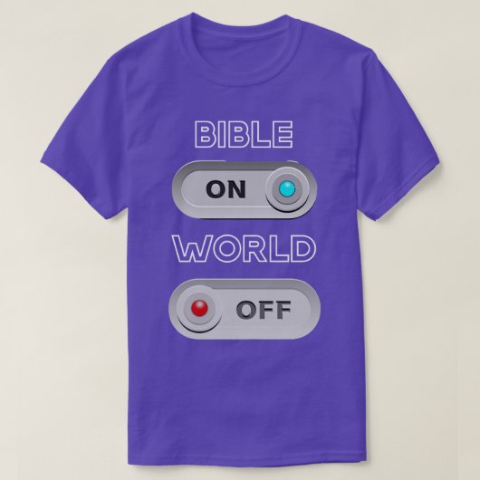 Bijbel op de wereld uit t-shirt (Design voorkant)