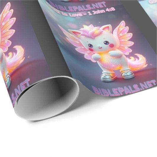 Bijbel Pals #1 - Nini - God is Liefde 1 Johannes 4 Cadeaupapier (Rol Hoek)