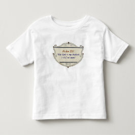 Bijbel Psalm 23:1 Schild Peuter T-shirt