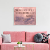 Bijbel Psalm 94:19 Prachtige lucht schilderij Canvas Afdruk (Insitu (Woonkamer))