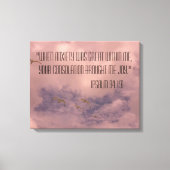 Bijbel Psalm 94:19 Prachtige lucht schilderij Canvas Afdruk (Voorkant)