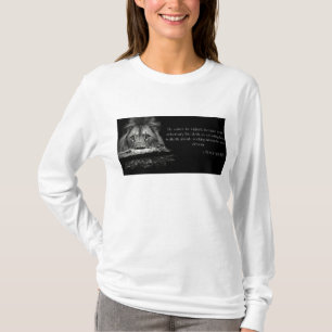 Bijbel Schrift 1 Peter 5:8 Vrouwen lange mouw T-shirt