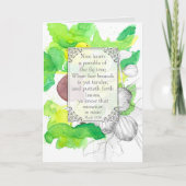 Bijbel Schrift Mark 13 Zomerseizoen Vijg Boom Kaart (Voorkant)