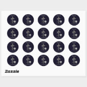 Bijbel Schrift Ronde Sticker (Vel)