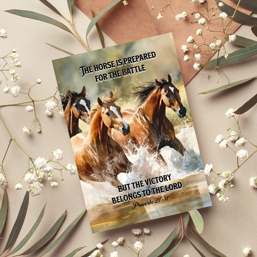 Bijbel Schrift spreekwoord 21:31 Kaart