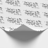 Bijbel scriptpapier voor religie cadeaupapier (Hoek)