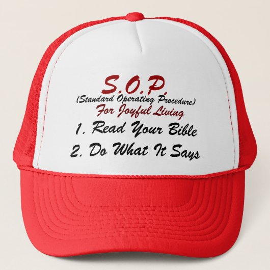 Bijbel SOP-Pet Trucker Pet (Voorkant)