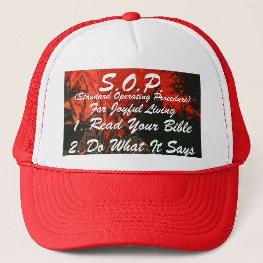 Bijbel SOP-Pet Trucker Pet (Voorkant)
