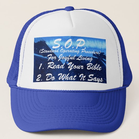 Bijbel SOP-Pet Trucker Pet (Voorkant)