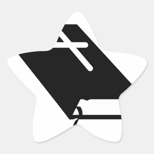 Bijbel Ster Sticker (Voorkant)