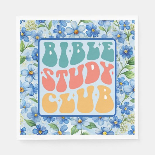 Bijbel Studiegroep Papier servet (Voorkant)