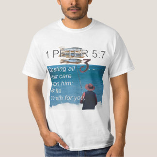 Bijbel T Shirt Dag 3, 1 PETER 5:7