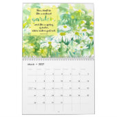 Bijbel Tuin Schriftuur Waterverf Bloem Fruit Kalender (Mar 2027)