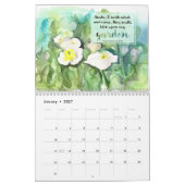 Bijbel Tuin Schriftuur Waterverf Bloem Fruit Kalender (Jan 2027)