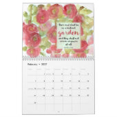 Bijbel Tuin Schriftuur Waterverf Bloem Fruit Kalender (Feb 2027)