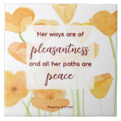 Bijbel van de Manuscripten van Californische papav Tegeltje (Voorkant)