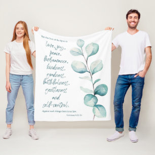 Bijbel vers Galatians vlooiendeken Fleece Deken