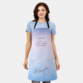 Bijbel Verse Apron Schort (Gedragen)