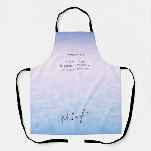 Bijbel Verse Apron Schort (Voorkant)