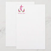 Bijbel Verse Briefpapier (Voorkant / Achterkant)