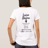 Bijbel Verse Christelijke Apologetics Act 17 1 Joh T-shirt (Achterkant)