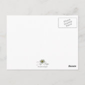 Bijbel Verse doet alles in LOVE, Kind, Bloemen Briefkaart (Achterkant)